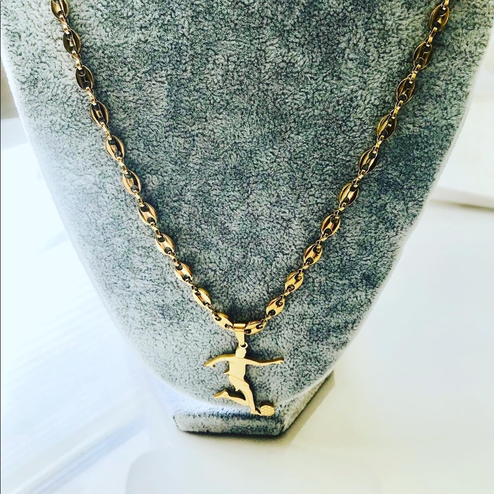 Soccer Player Pendant Set